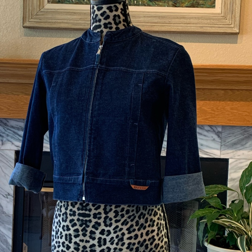 Replay and Sons cropped denim jacket